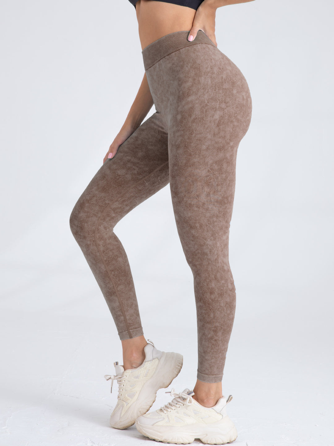 Damen High-Waist Komfort Leggings mit Sculpt-Effekt R&B