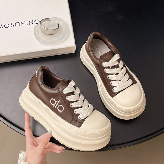 Damen Plattform Sneaker mit großzügiger Sohle und atmungsaktivem Obermaterial R&B