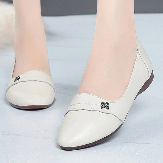 Damen Elegante Ballerinas mit modischem Schleifen-Detail und rutschfester Sohle R&B