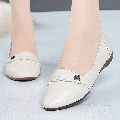 Damen Elegante Ballerinas mit modischem Schleifen-Detail und rutschfester Sohle R&B