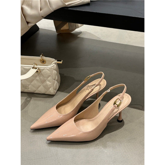 Damen Slingback Stiletto-Pumps mit elegantem Riemchen R&B