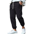 Herren nan tapered Sweat-Jogger mit elastischem Bund, Kordelzug und eingeschlossenen Bündchen R&B