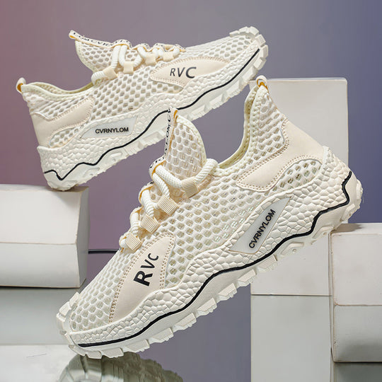 Damen Sportliche Netzsneaker mit rutschfester Sohle und atmungsaktivem Obermaterial R&B