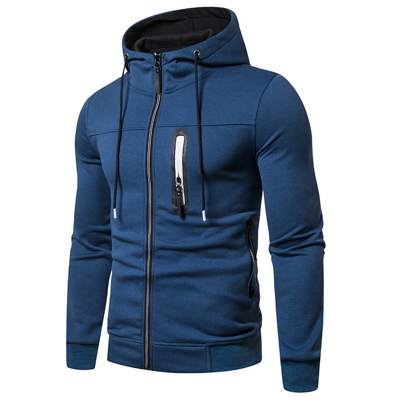 Damen Sportliche Kapuzenjacke mit praktischen Taschen und stylischen Reißverschluss R&B