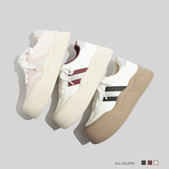 Damen Modische Sneakers mit sportlichem Design und gepolsterter Sohle R&B