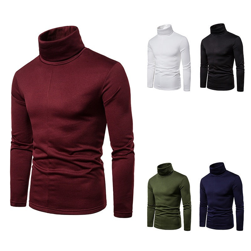 Herren Rollkragenpullover aus weichem Strickmaterial R&B