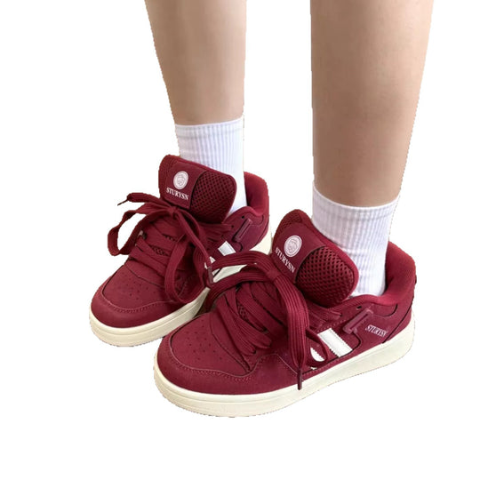 Damen Sportliche High-Top Sneakers mit atmungsaktiver Mesh-Oberfläche und verstärktem Knöchelschutz R&B