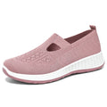 Damen Bequeme Slip-On Sneakers mit atmungsaktivem Strickoberteil R&B