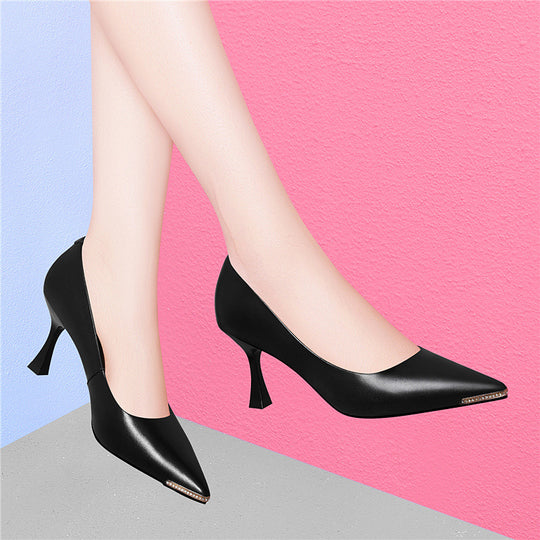 Damen elegante High-Heels mit raffinierter Absatzgestaltung R&B
