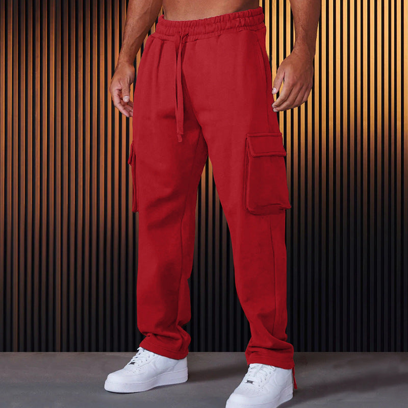 Herren Cargo-Jogginghose mit verstellbarem Bund und praktischen Seitentaschen R&B