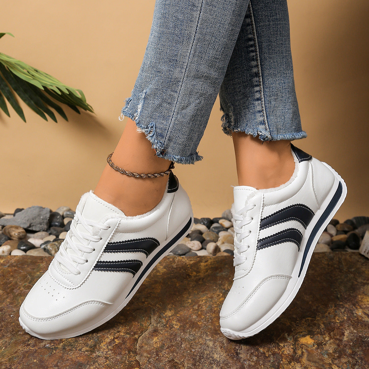 Damen Sportliche Sneakers im Retro-Design mit komfortabler Dämpfung R&B