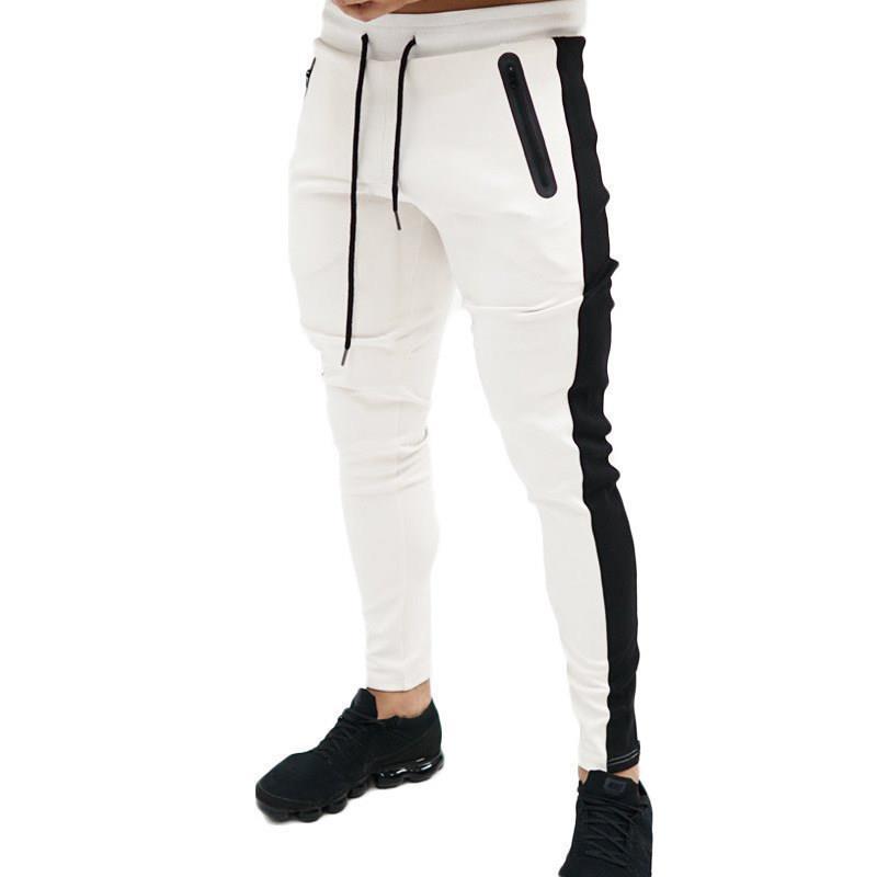Herren Sportliche Jogginghose mit seitlichen Reißverschlusstaschen R&B