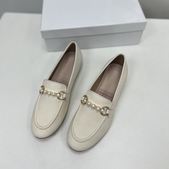 Damen Mokassins mit elegantem Perlen-Akzent R&B