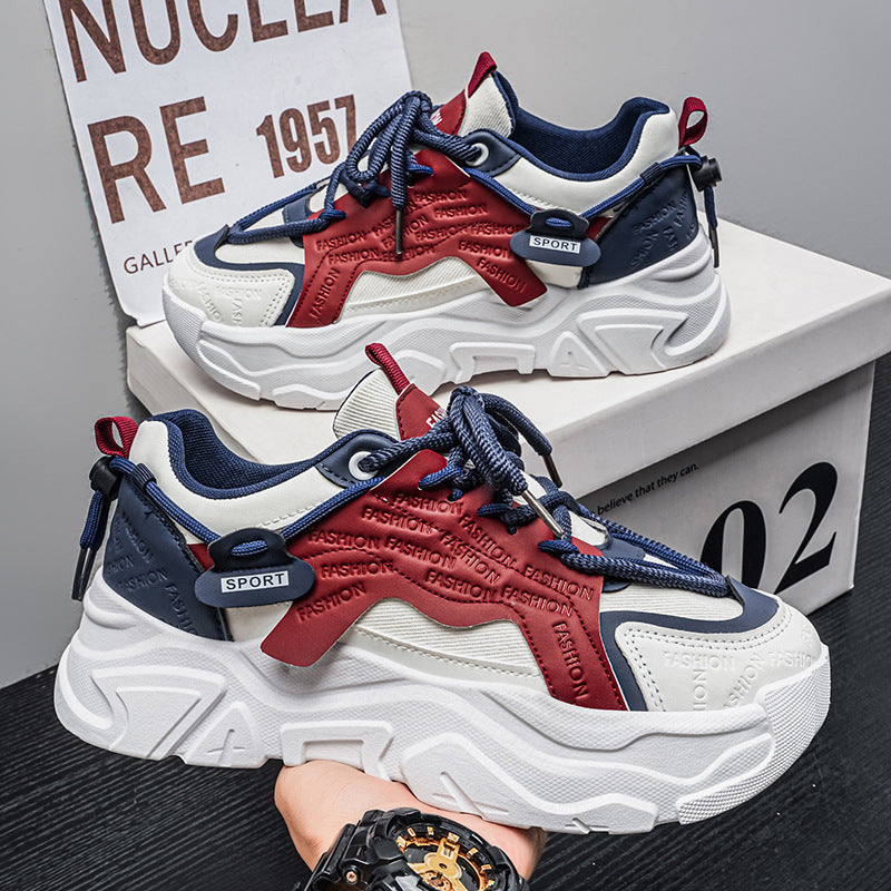 Damen Chunky Fashion Sneakers mit sportlichem Design und atmungsaktivem Obermaterial