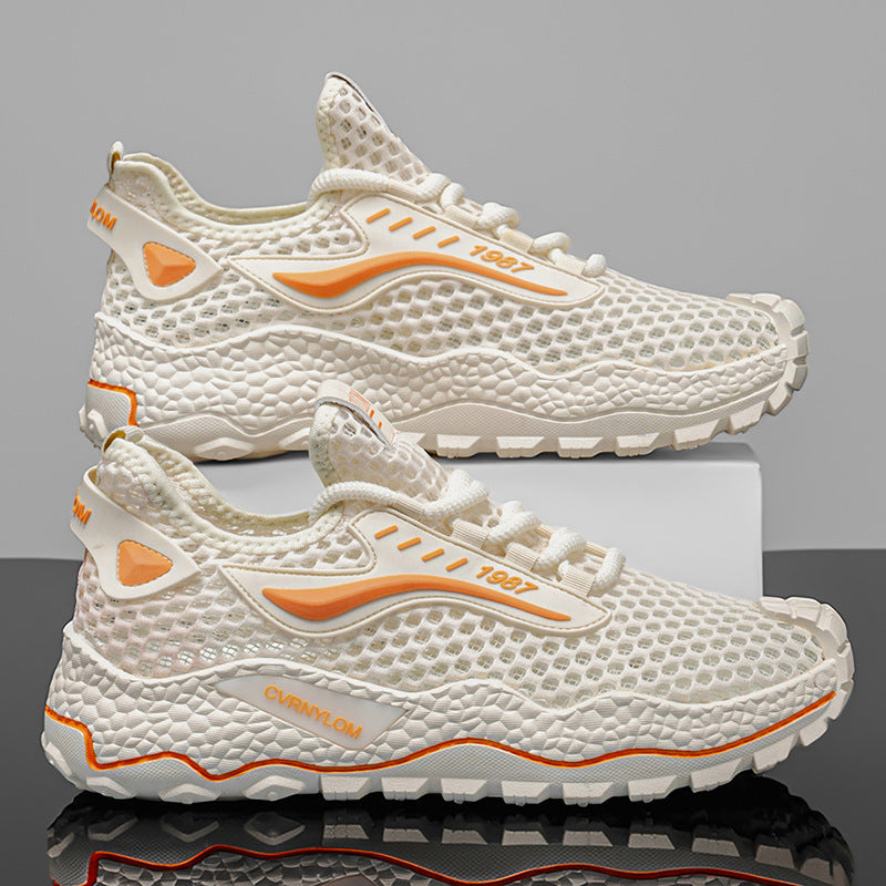 Damen atmungsaktive Performance Sneakers mit rutschfester Außensohle und flexiblem Fersenbereich R&B