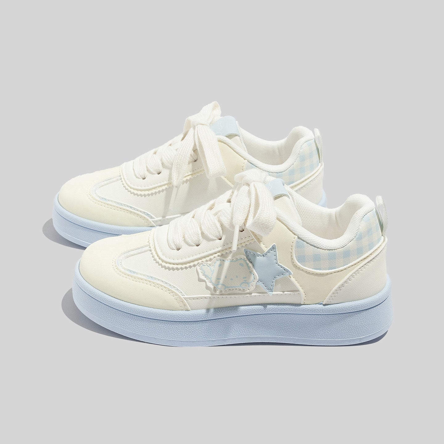 Damen Sneakers mit verspieltem Sternenmuster und weichem Innenfutter