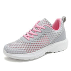 Damen nan leichte dreidimensionale Mesh-Walking-Sneaker mit viskoelastischem Fußbett und haftstarker Profilsohle R&B