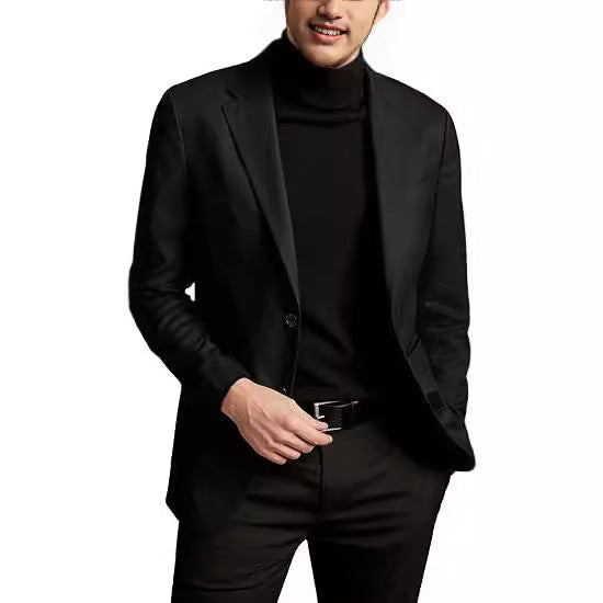 Herren eleganter Blazer mit modernem Schnitt und praktischen Taschen R&B