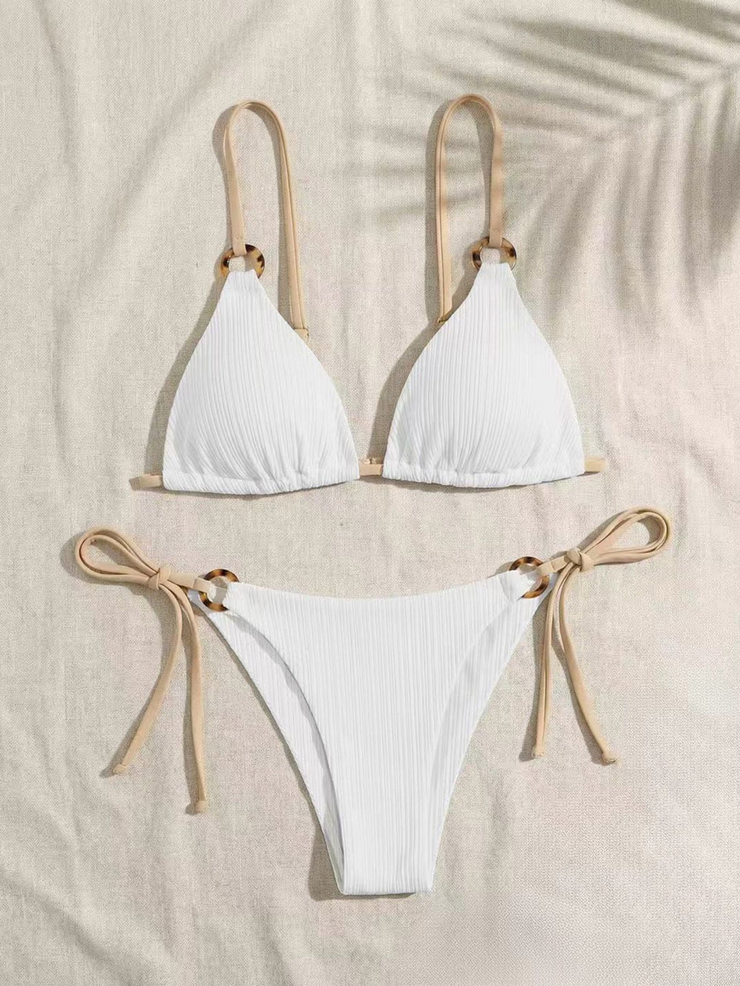 Damen Dreiecksbikini mit verstellbarem Träger R&B