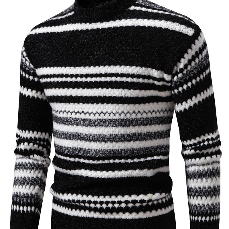 Herren Strickpullover mit strukturiertem Muster