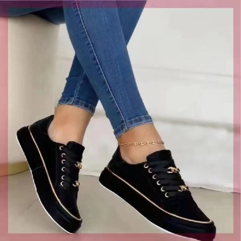 Damen Modische Sneaker mit Plateau