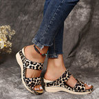 Damen Komfortable Riemensandalen mit Absatz