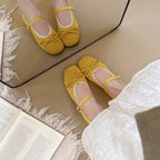 Damen Ballerinas mit dekorativem Riemchen und hochwertigem Obermaterial R&B