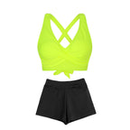 Damen Zweiteiliger Badeanzug mit floralem Design R&B