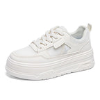 Damen Komfortable Chunky Sneakers mit atmungsaktiver Mesh-Oberfläche und gepolsterter Sohle R&B