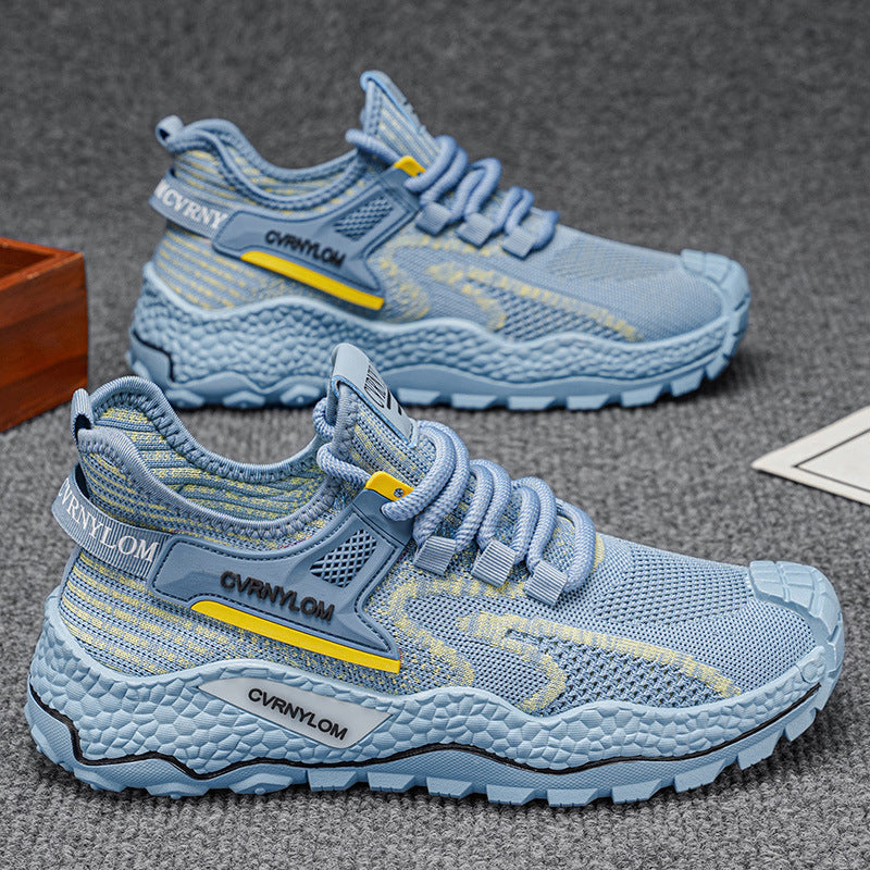 Damen Komfortable Sneakers mit atmungsaktiver Oberflächenstruktur und stoßdämpfender Sohle R&B