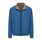 Herren leichte Freizeitjacke mit Stehkragen und elastischen Bündchen R&B