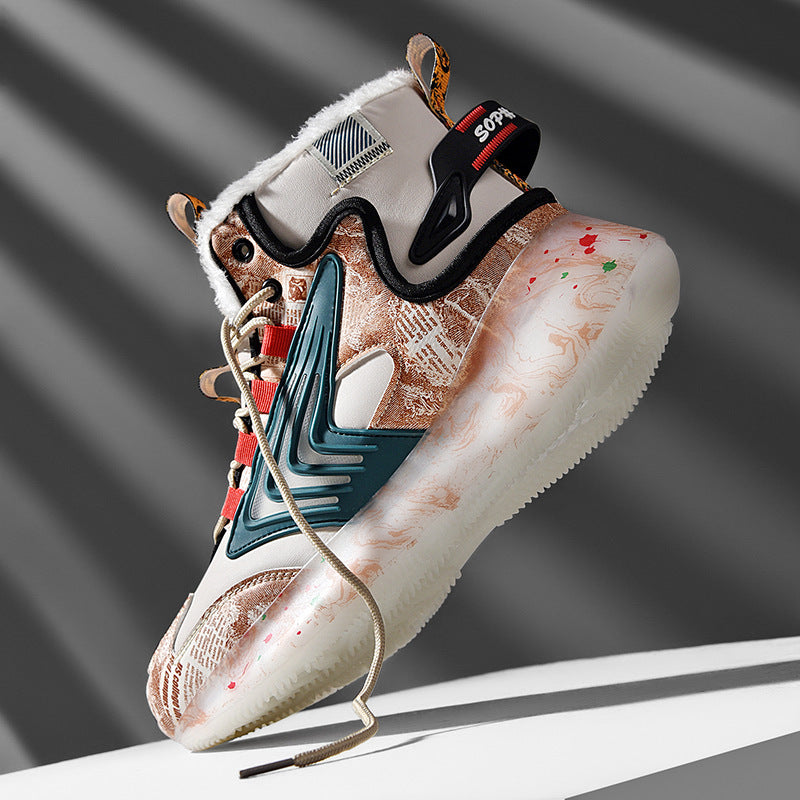 Damen High-Top Sneakers mit innovativem Design und rutschfester Sohle R&B