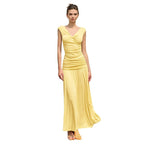 Damen Maxikleid mit raffiniertem Rüschendesign und taillierter Passform R&B