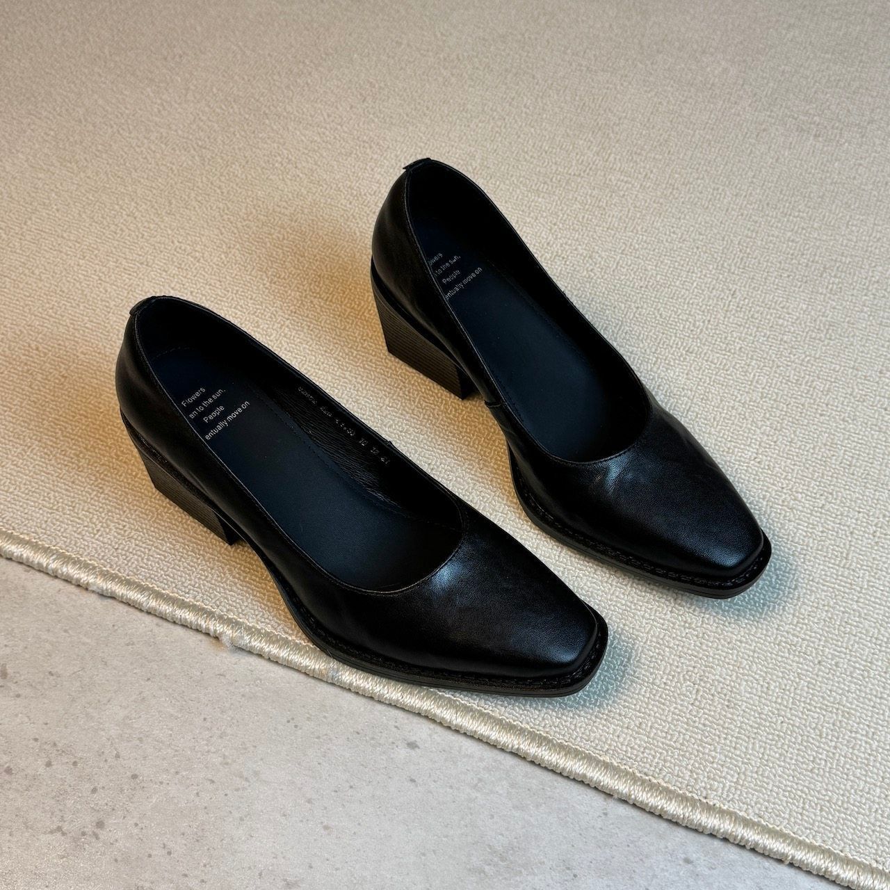 Damen Elegante Stiefeletten mit quadratischer Zehenform und bequemem Blockabsatz
