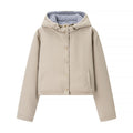 Damen Utility-Jacke mit abnehmbarer Kapuze und praktischen Taschen R&B