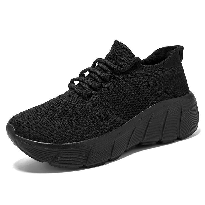 Damen Leichte Freizeitsneaker mit elastischem Schnürsystem und atmungsaktivem Obermaterial
