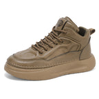 Damen Modische High-Top Sneakers mit strapazierfähigem Obermaterial und dämpfender Sohle