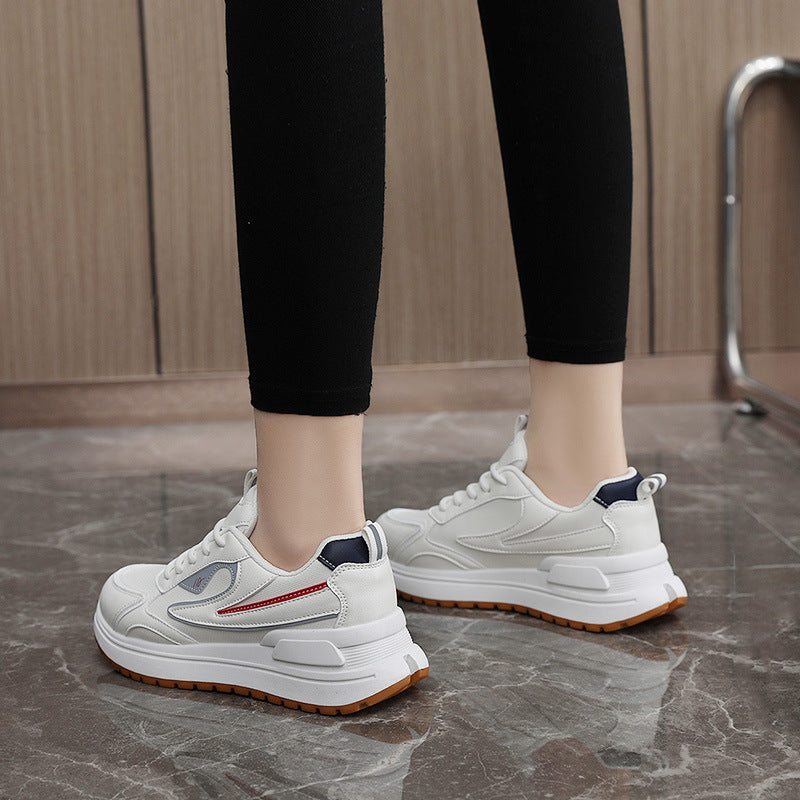 Damen sportliche Freizeitsneaker mit atmungsaktiver Mesh-Oberfläche und rutschfester Sohle R&B