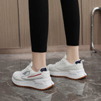 Damen sportliche Freizeitsneaker mit atmungsaktiver Mesh-Oberfläche und rutschfester Sohle R&B