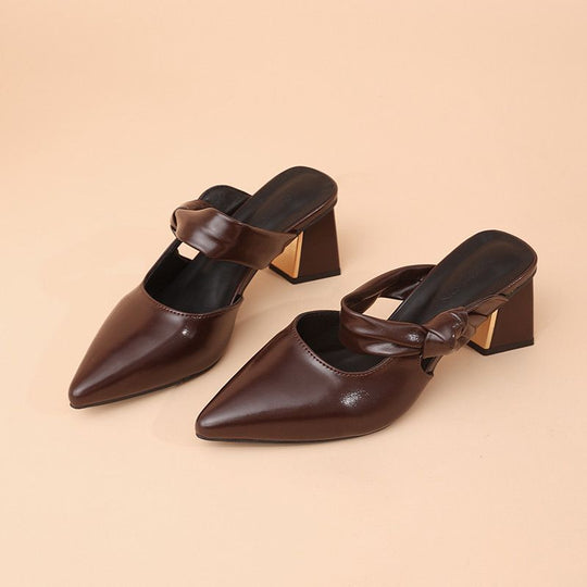 Damen Slingback High Heel Schuhe mit elegantem Riemchen R&B