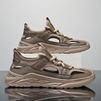 Damen Sportliche Sandalen Sneakers mit atmungsaktiven Mesh-Einsätzen R&B