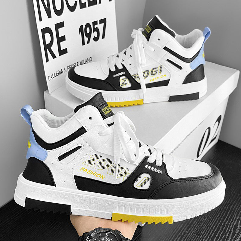 Damen Sneakers im modernen High-Top Design mit stabiler und rutschfester Sohle R&B