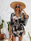 R&B | Kleid mit Blattdruck