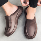 Damen Bequeme Slipper aus hochwertigem Leder R&B