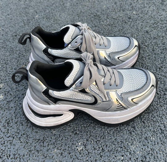 Damen Chunky Sneakers mit atmungsaktiver Oberfläche und dämpfendem Komfort R&B