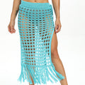 Damen Strandsarong mit trendigem Netzdesign und Fransen R&B