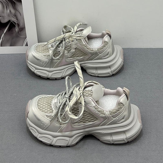 Damen Sportliche Lauf-Sneaker mit atmungsaktiver Netzstruktur und trendigem Design R&B