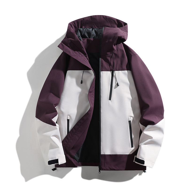 Damen technische Allwetterjacke mit vielseitigem Kapuzendesign und verstellbaren Belüftungsöffnungen R&B