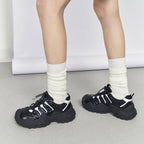 Damen Sportliche Chunky Sneakers mit atmungsaktiver Mesh-Oberfläche und robustem Profil