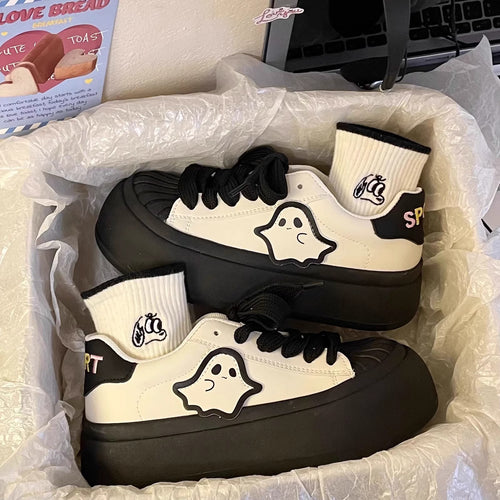 Damen Verspielte Sneakers mit einzigartigem Design und dicker Sohle R&B